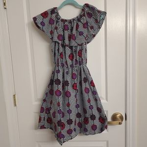 Grass-Fields Ankara African-style Girls Dress